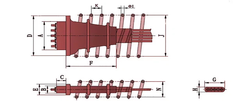 Flat Stress Anchor Post Tension Anchor System