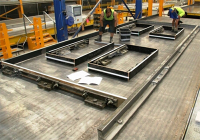 U60 Magnetic Formwork System For Precast Slabs and Double Wall Panel Production