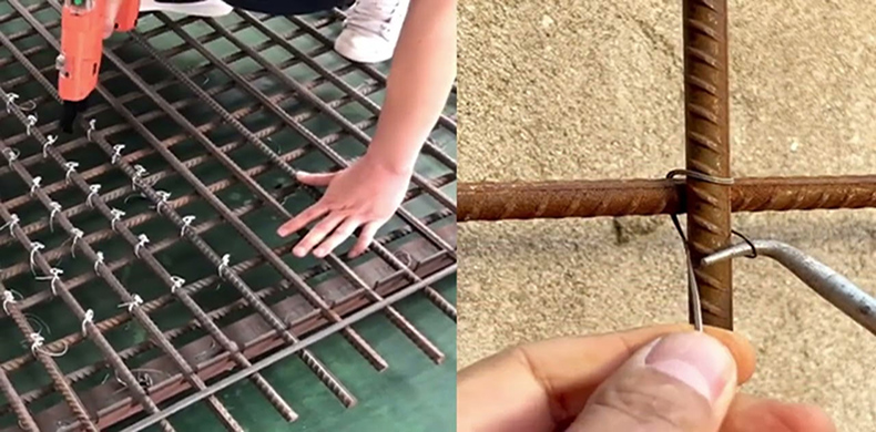 Efficient Rebar Tying Efficient Rebar Tying